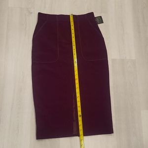 NWT Simply styled purple midi skirt